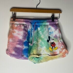 Tye dye Disney Mickey Mouse Shorts